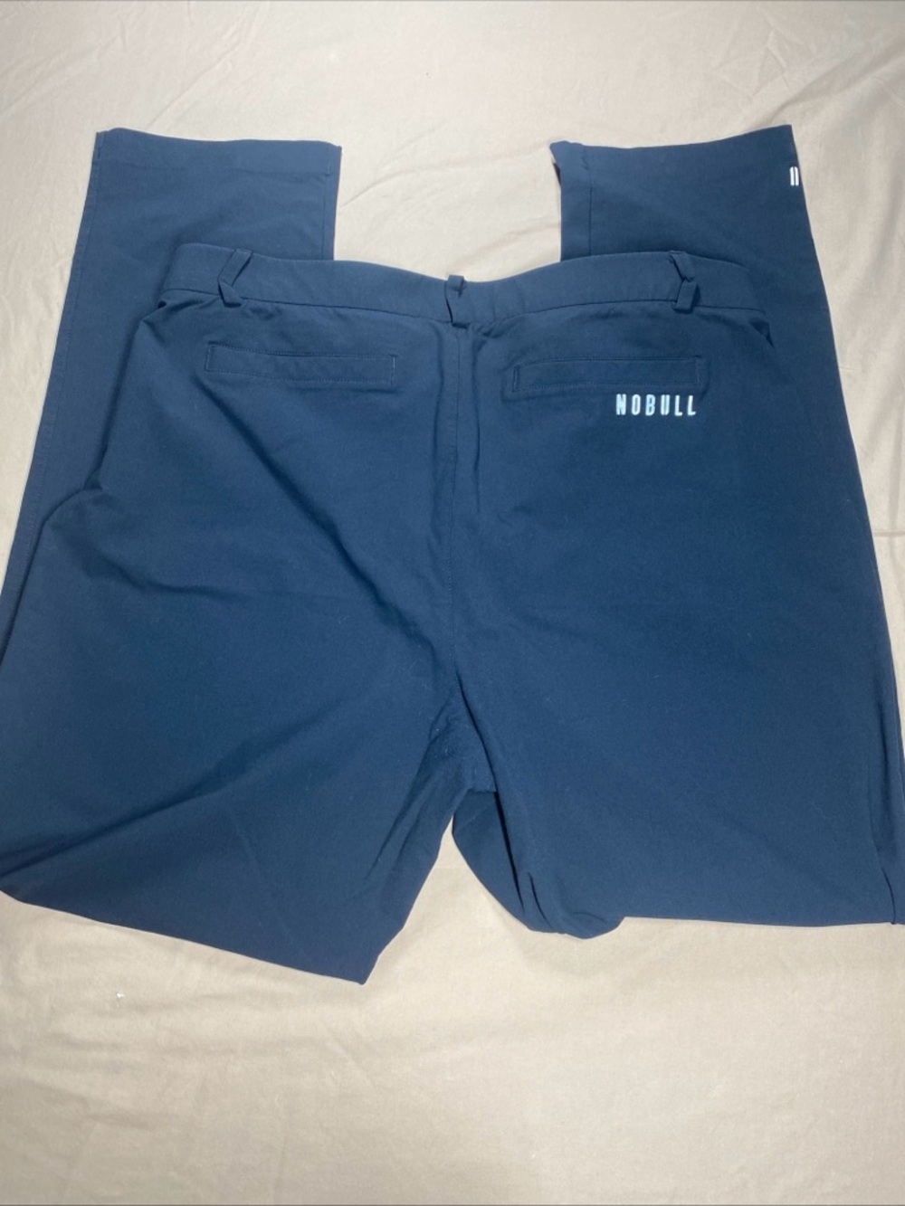 NOBULL black golf athletic pants 36x32 stretch performance chino